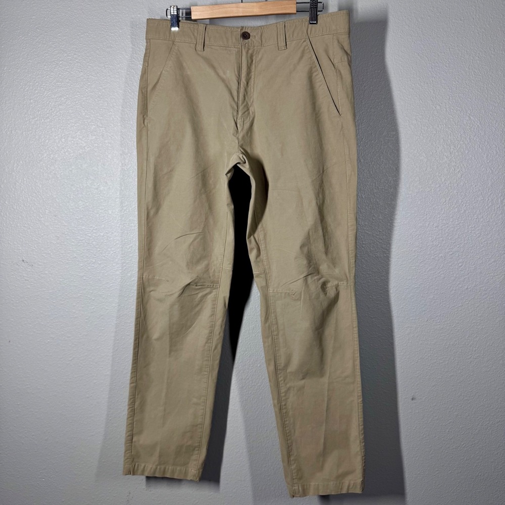 Eddie Bauer Mens 35x32 Horizon Guide Stretch Chino Pants Tan‎ Khaki 11407040